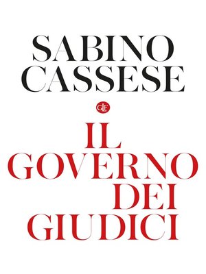cover image of Il governo dei giudici